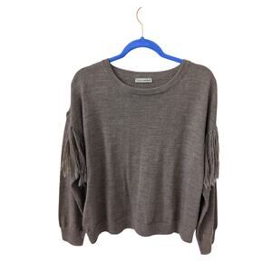 Ulla Johnson Alpaca Fringe Sweater size M